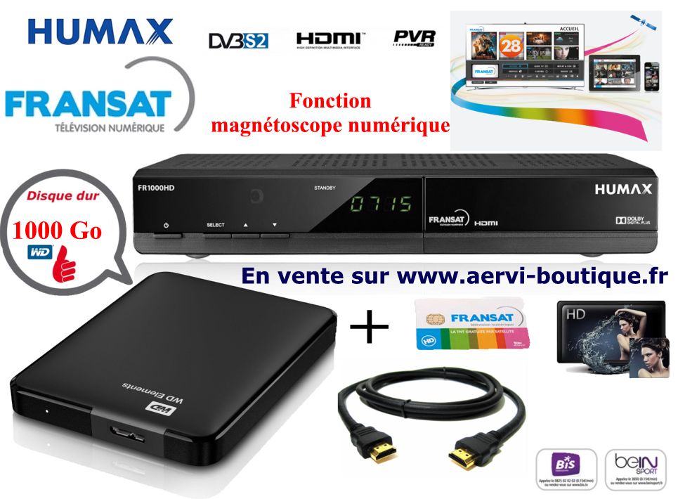 Humax FR1000 HD HDD 1 téra